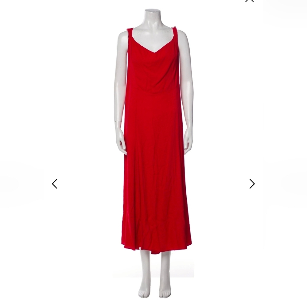Reformation Elegant Red Dress
